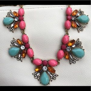 Colorful Spring Statement Necklace